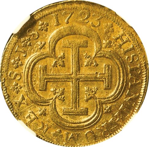 スペイン フェリペ5世 8エスクード金貨 1723年