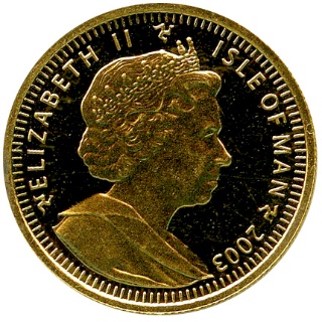 マン島 1/10クラウン金貨 バリニーズ 2003年