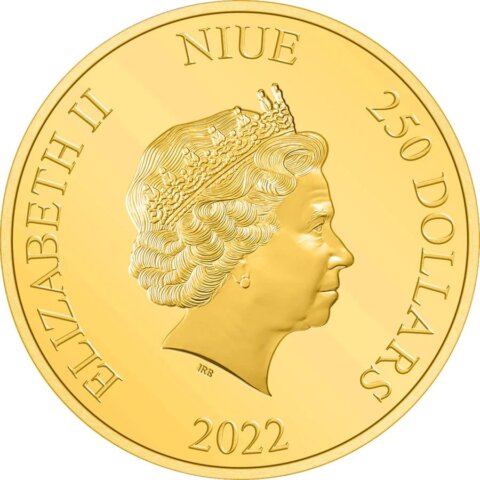 ニウエ エリザベス2世 バットマン 250ドル金貨 2022年