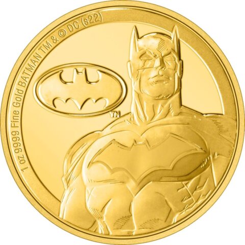 ニウエ エリザベス2世 バットマン 250ドル金貨 2022年