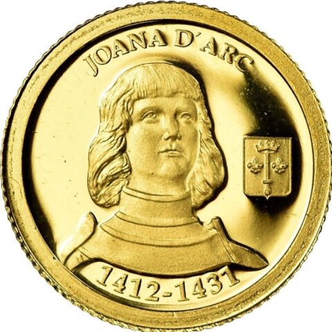 アンドラ ジャンヌ・ダルク 1ダイナー金貨 2012年