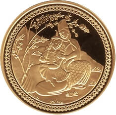 アゼルバイジャン ウゼイル・ハジュビヨフ 100マナト金貨 2008年