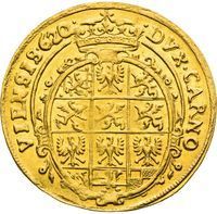 シレジア ヨハン・ゲオルク 2ダカット金貨 1618-1621年