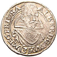 シレジア アルブレヒト・フォン・ヴァレンシュタイン 3クロイツァー銀貨 1630-1631年