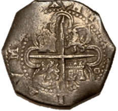 スペイン フェリペ2世 8レアル銀貨 1556～1598年